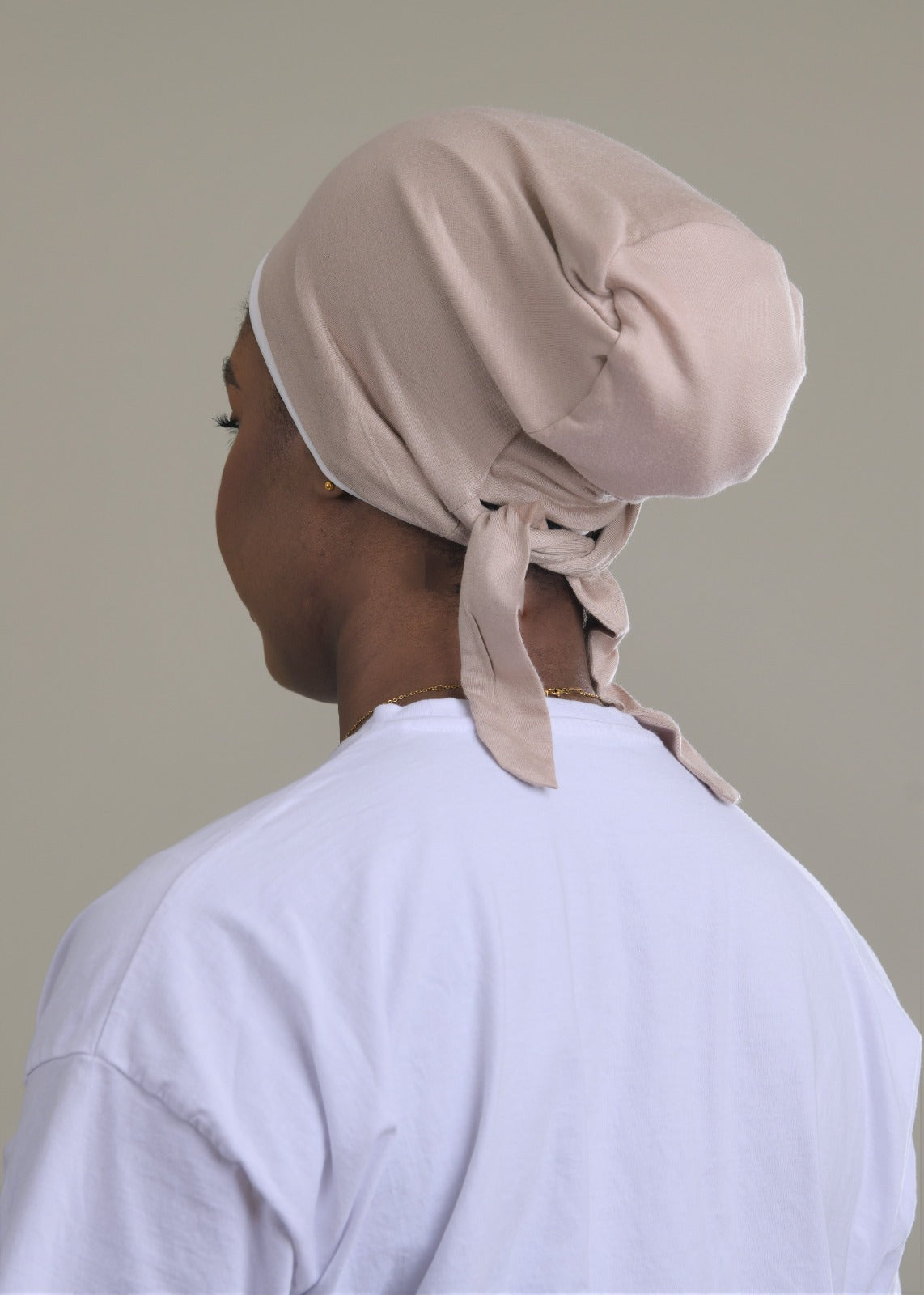 Silk Lined Undercap - Nude Beige