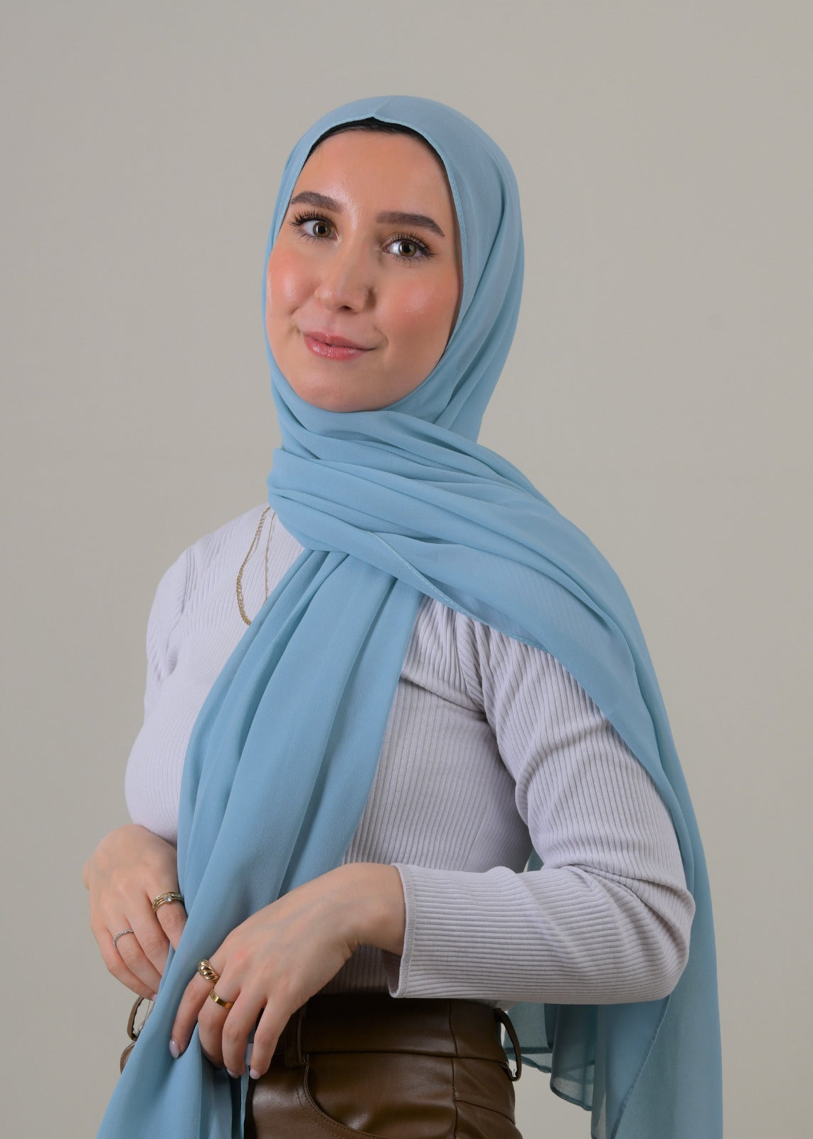 Classic Chiffon Hijab - Sage